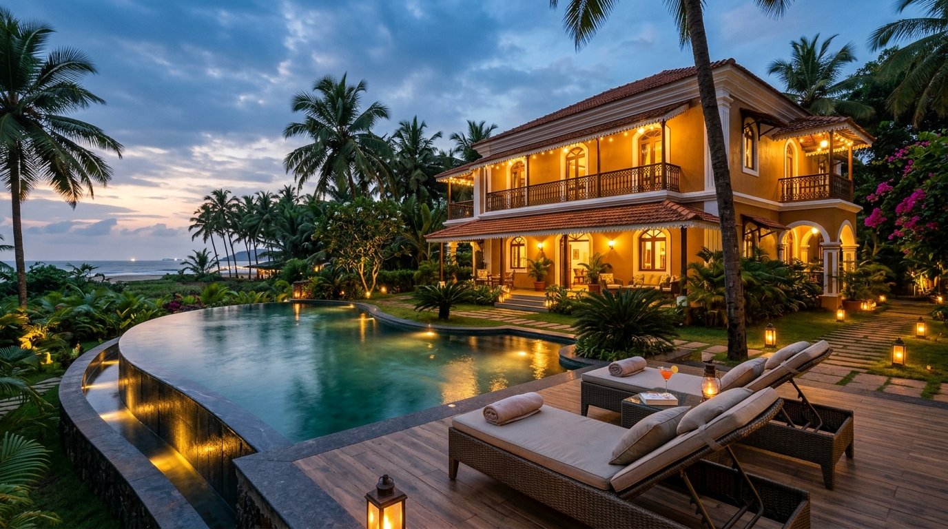 Luxury Heritage Airbnb Villa with Pool in Goa